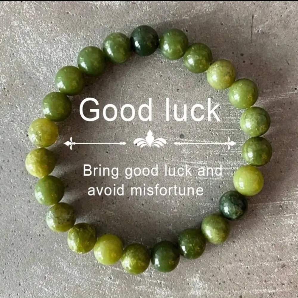 Green Beaded Bracelet